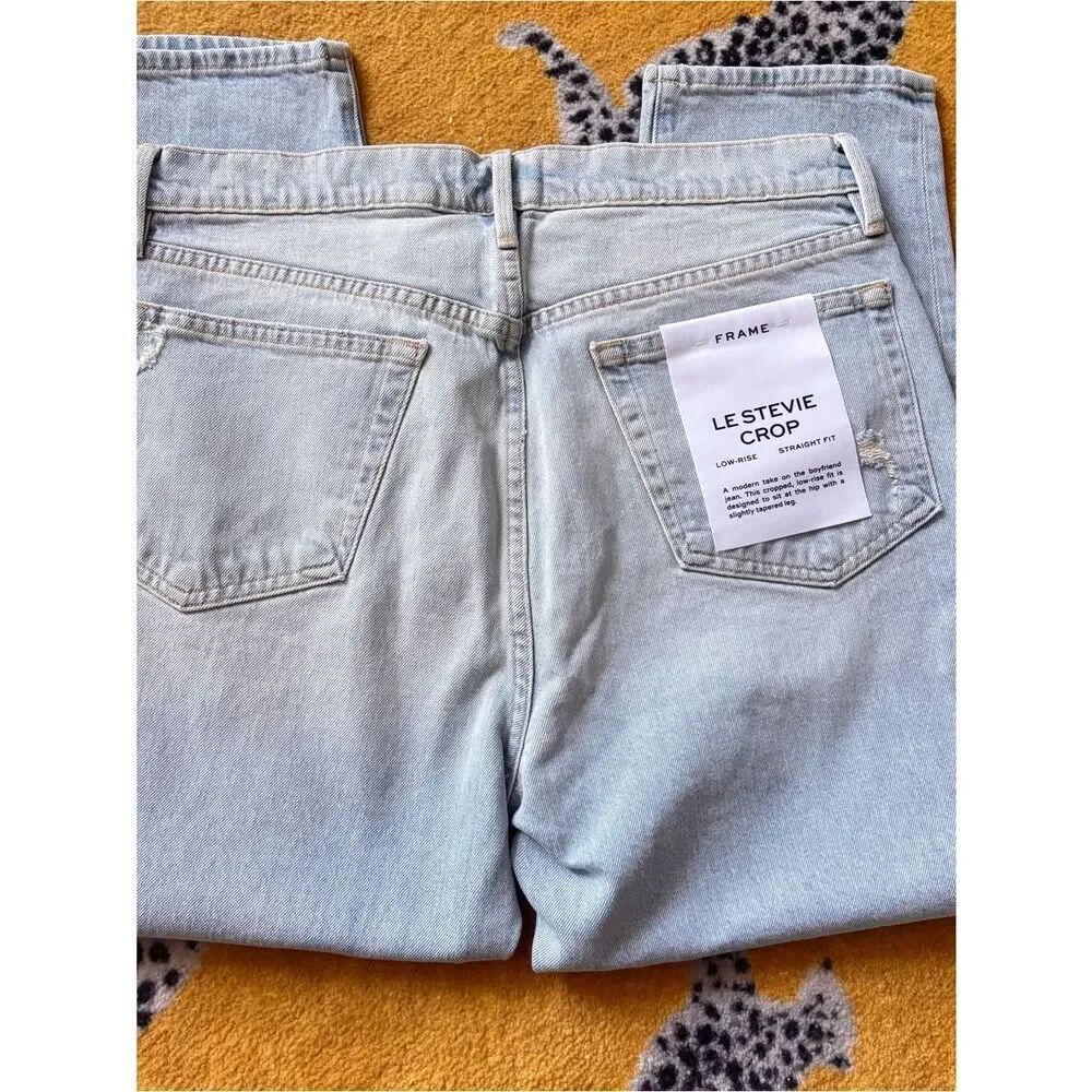 NWT FRAME Le Stevie Crop Jean Size 27 - Picture 3 of 5